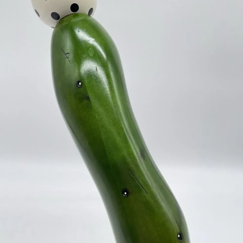 Vintage Robert Wilhelm for William Bounds 18.5” Green Pepper Mill Signed 2001